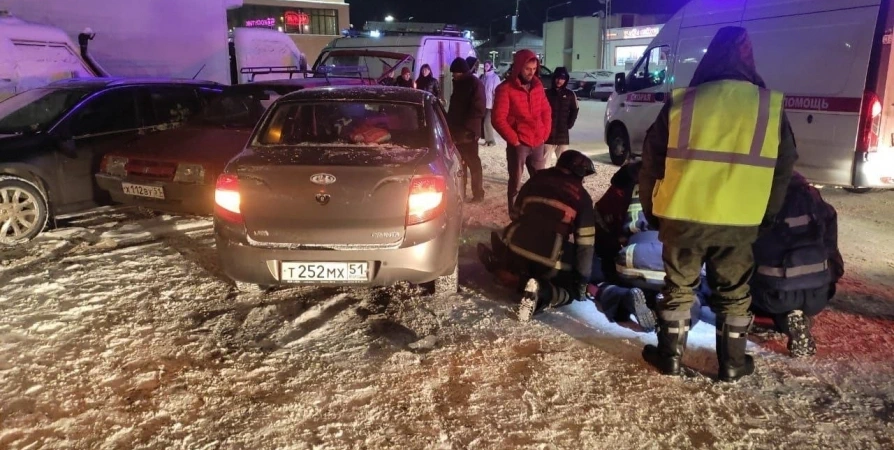 После ДТП в Коле водитель Lada Granta скончался