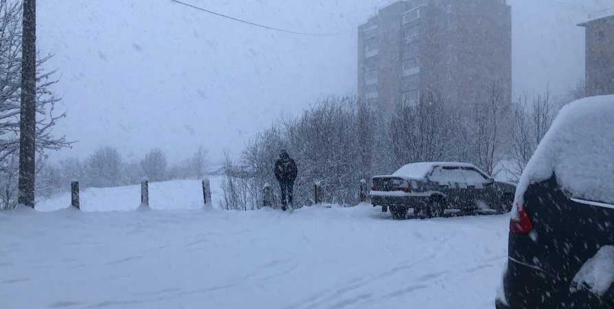 Сильный снег прогнозируют в Заполярье