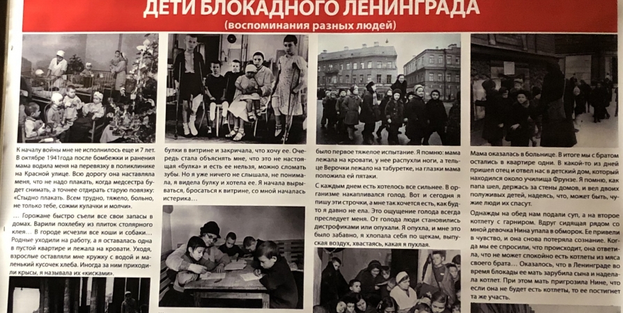 В Мурманске проводят выставки и лекции про блокаду Ленинграда