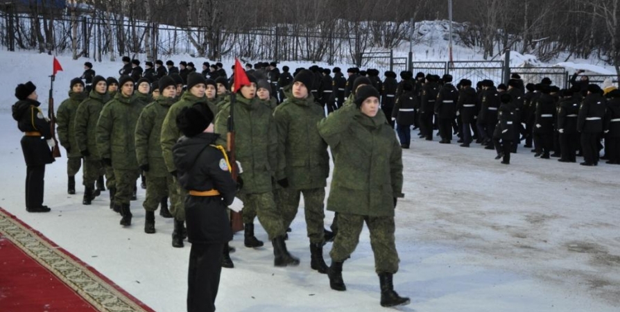 Североморский центр военно-патриотического воспитания принял новых кадетов