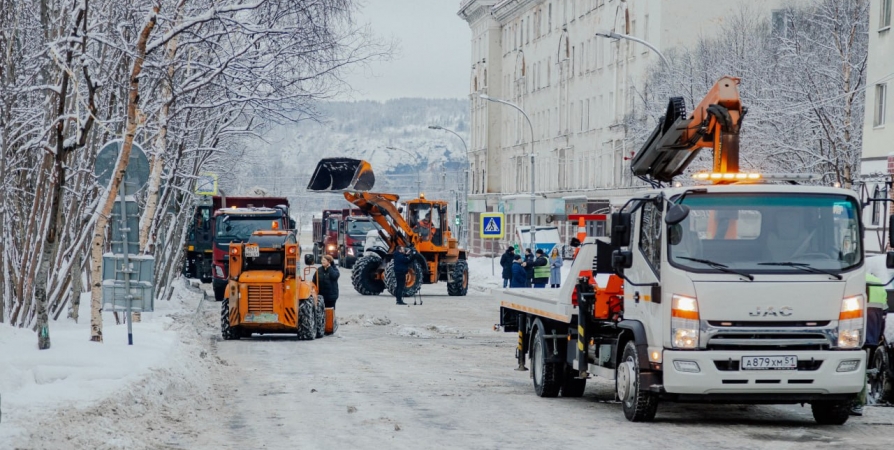 Управление дорожного хозяйства готово к снегопадам в Мурманске