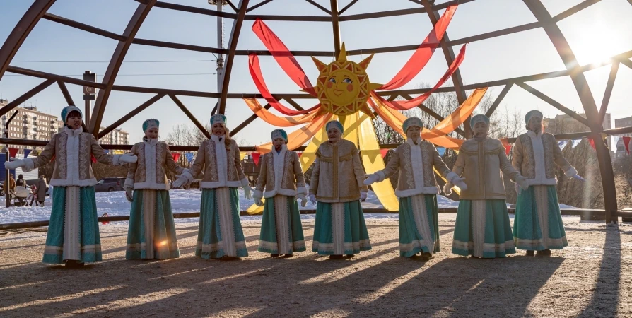 В Мурманске попрощались с Масленицей