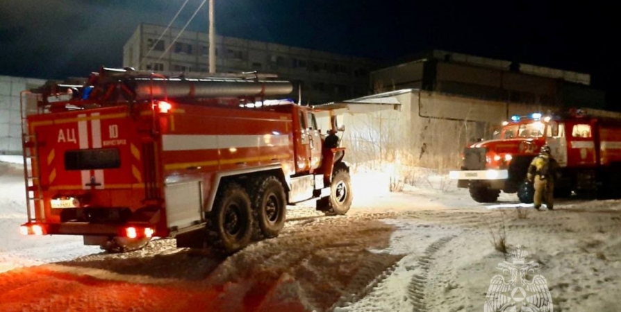 24 человека тушили пожар на Апатитской ТЭЦ
