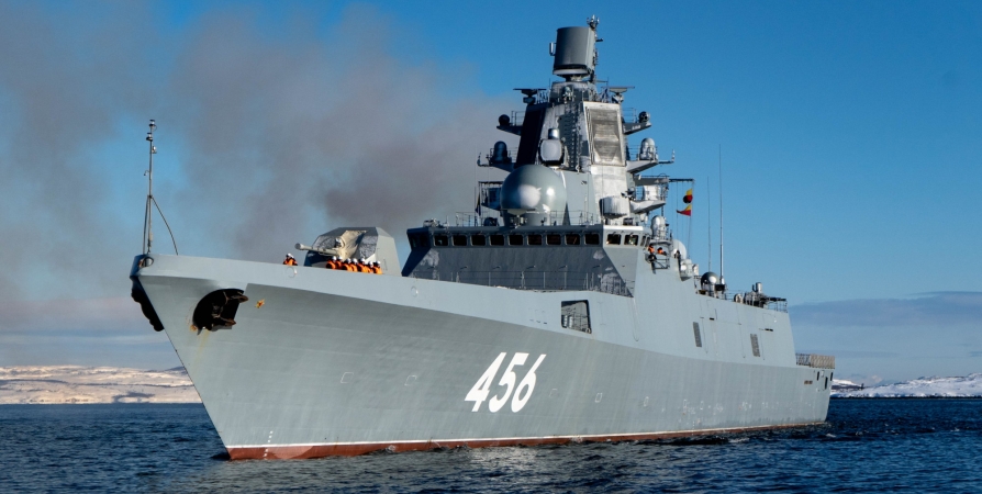 Новый фрегат «Адмирал Головко» прибыл в Североморск
