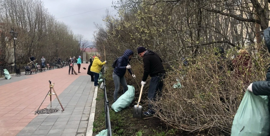 4 субботника запланированы весной в Мурманске