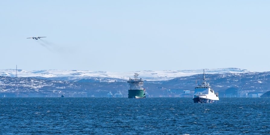 За морским учением «Арктический патруль-2023» наблюдали представители Береговой охраны КНР