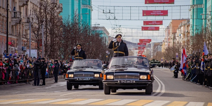 Где и когда перекроют движение для парада Победы 9 мая в Мурманске