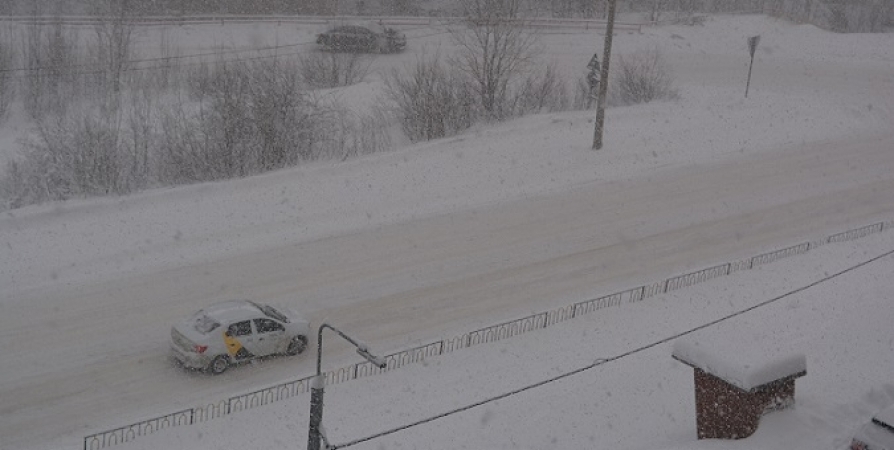 От -1 до +4° и мокрый снег прогнозируют в Мурманской области