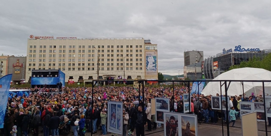 Праздничные мероприятия к юбилею Мурманской области за три дня посетили 70 тысяч человек