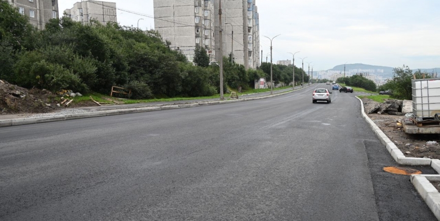 В Мурманске полностью отремонтировали 9 из 18 участков дорог