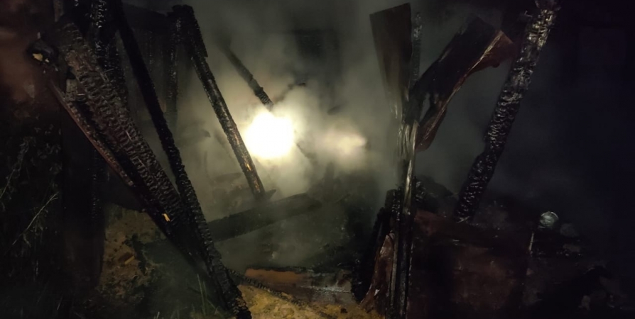 Ночью ликвидировали пожары в Кандалакше и Кировске