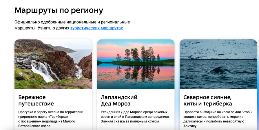 Россиянам презентовали туристический портрет Мурманской области