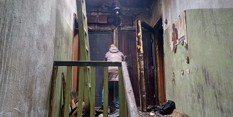 Житель Оленегорска украл из сгоревшего дома кабель, лампочки и музыкальный центр