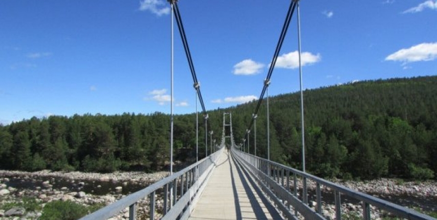 На ремонт подвесного моста в Кандалакше потребуется 3 млн рублей