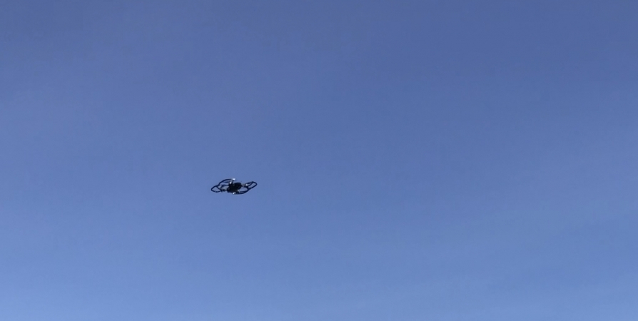Мурманский оперштаб: дрон в небе надо снять на телефон