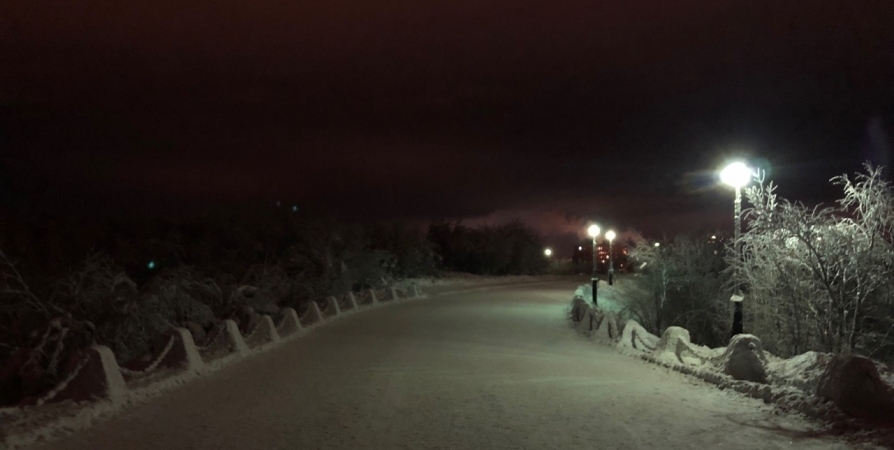 Мурманск приближается к пику полярной ночи