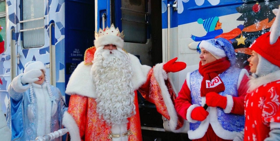 Более 7 тысяч юных северян посетили сказочный поезд Деда Мороза