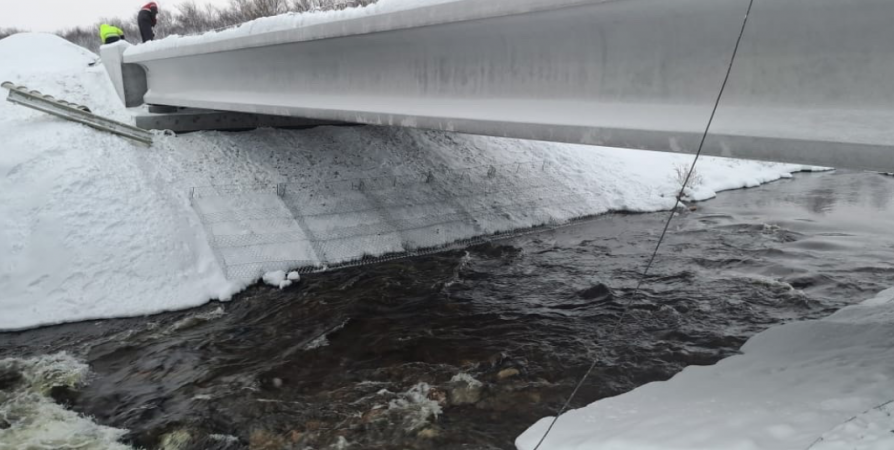 В апреле возобновят ремонт моста через реку Канентъявр