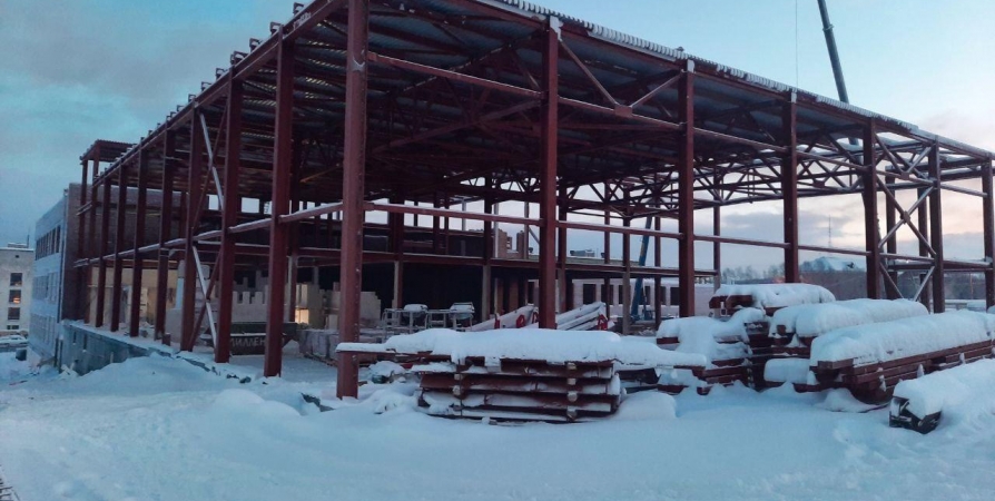 Строящуюся школу на Советской в Мурманске в марте подключат к отоплению