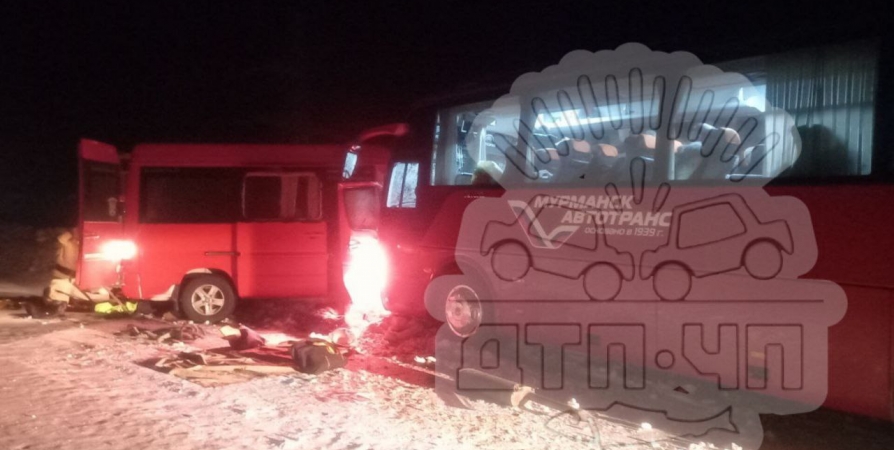 Турист погиб в ДТП с рейсовым автобусом по дороге в Териберку