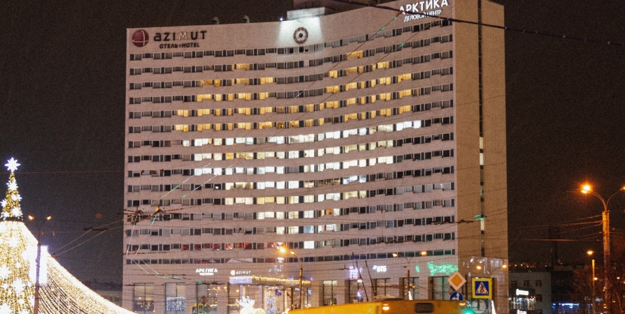 14 февраля в Мурманске на фасаде одного из отелей засияет огромное сердце