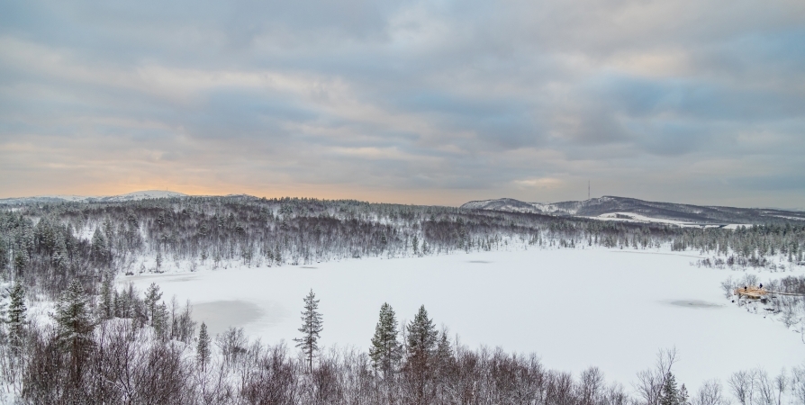 В Мурманской области ветрено и до -23°С