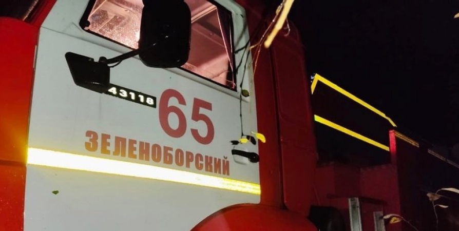 Из-за пожара в магазине в Зеленоборском пришлось эвакуировать 20 человек