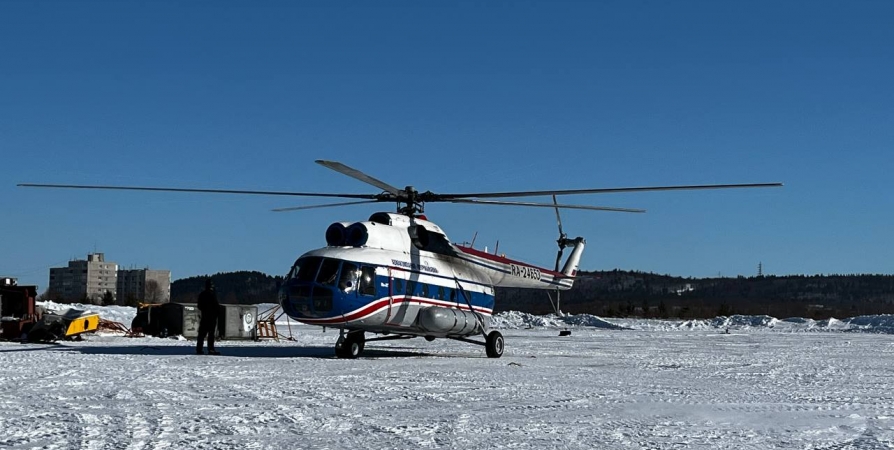 Воздушную тренировку по спускам с вертолёта МИ-8 провела «Мурманская авиабаза»