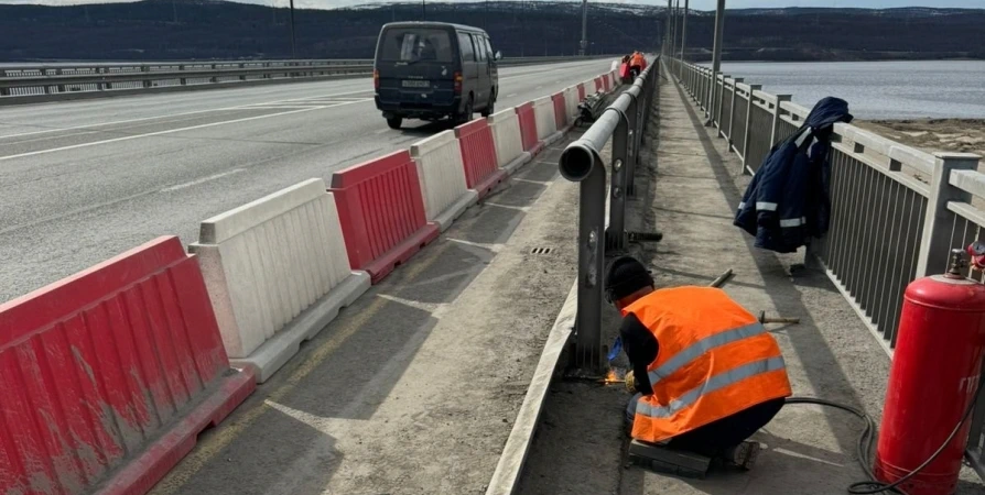 В Мурманске начался ремонт Кольского моста