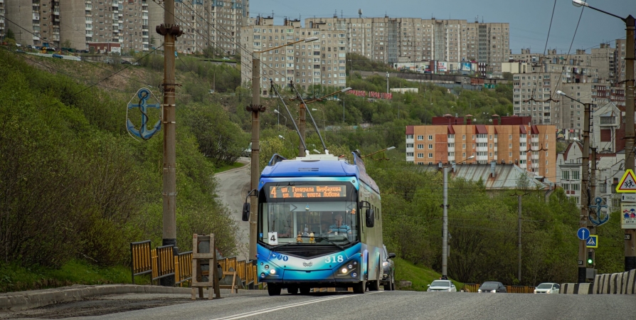 В июле Мурманск получит три новых троллейбуса
