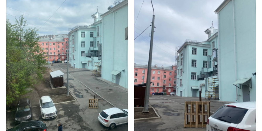 Вокруг здания краеведческого музея в Мурманске сняли строительный забор