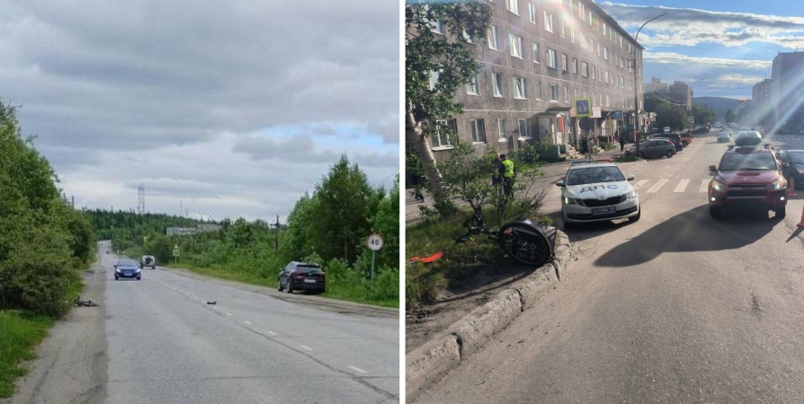 Два велосипедиста пострадали в ДТП в Мурманской области за сутки