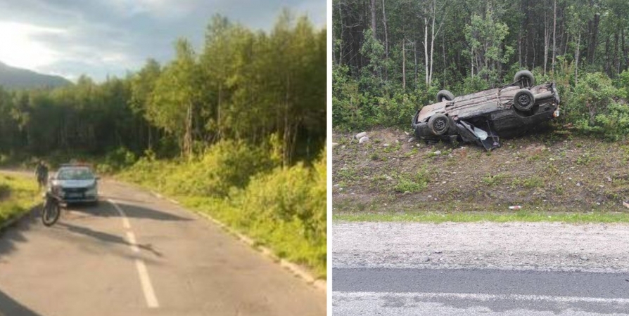 Два «перевертыша» за сутки: мотоцикл и иномарка попали под замес в Мурманской области