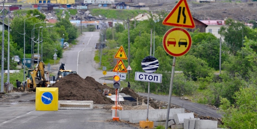 В Никеле организована временная переправа из-за ремонта моста через Колосйоки