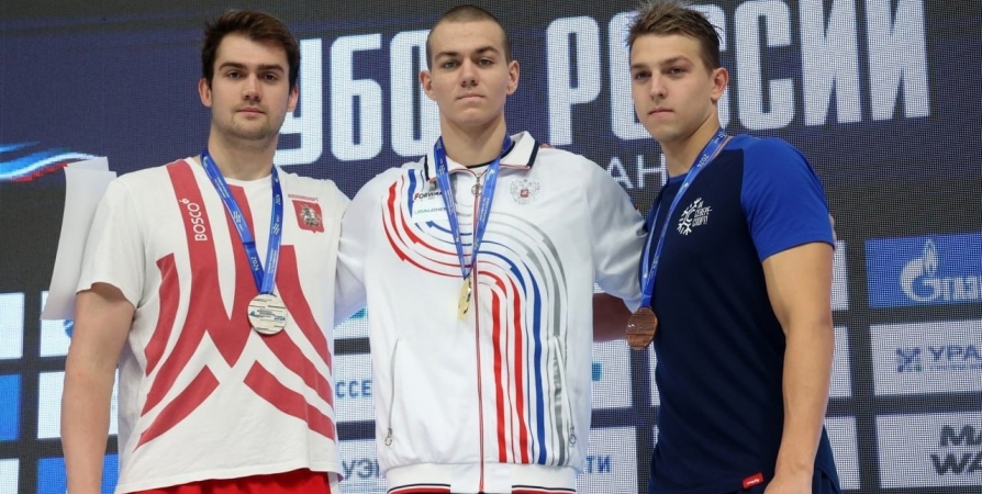 Заполярный пловец Павел Самусенко завоевал бронзу на финале Кубка России