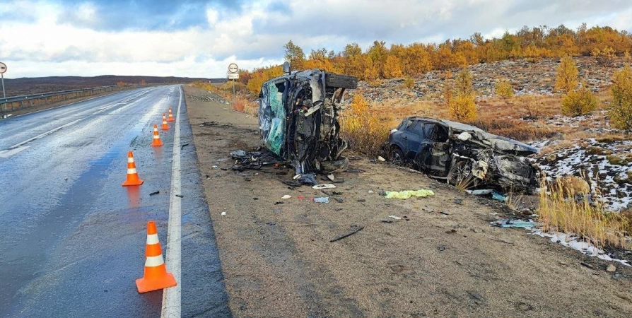 На трассе в Печенгском округе в ДТП пострадали 6 человек