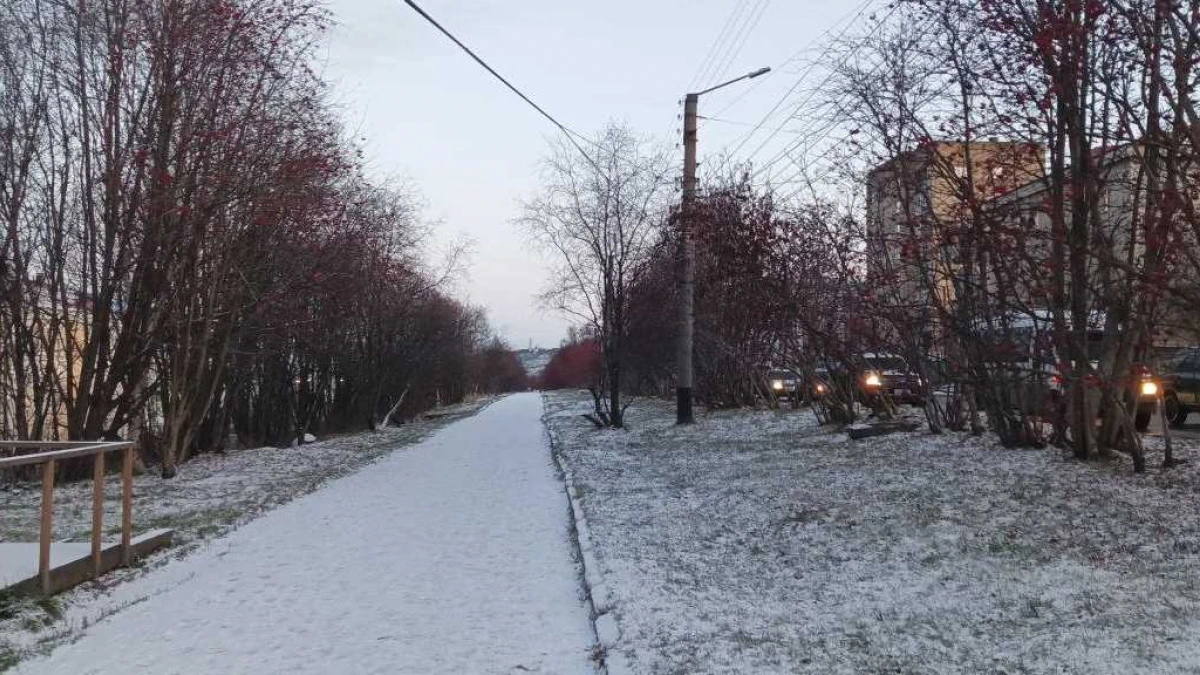 В Мурманской области ветрено и до -5°