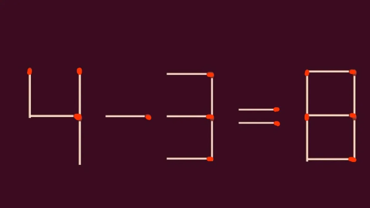 Головоломка для сильных умом и духом: всё дело в 1 спичке — на решение 20 секунд