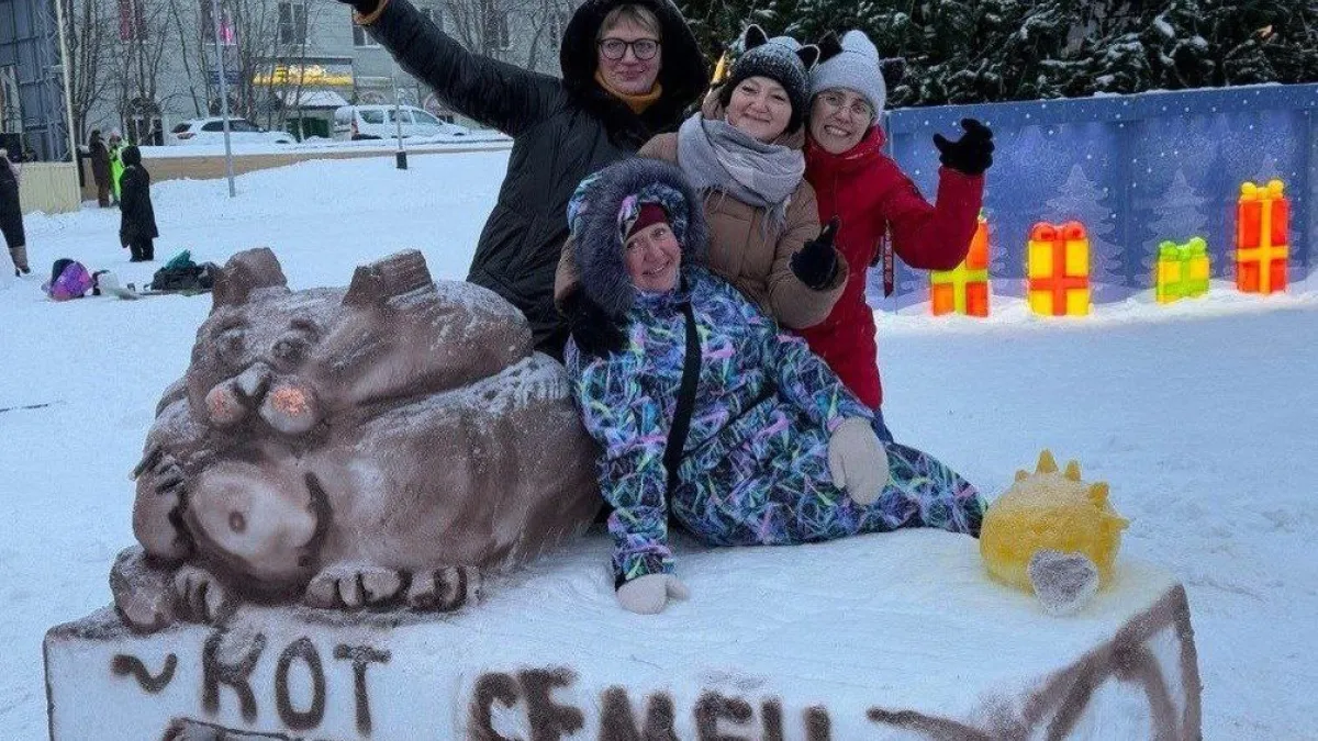 В Полярном появился свой кот Семен