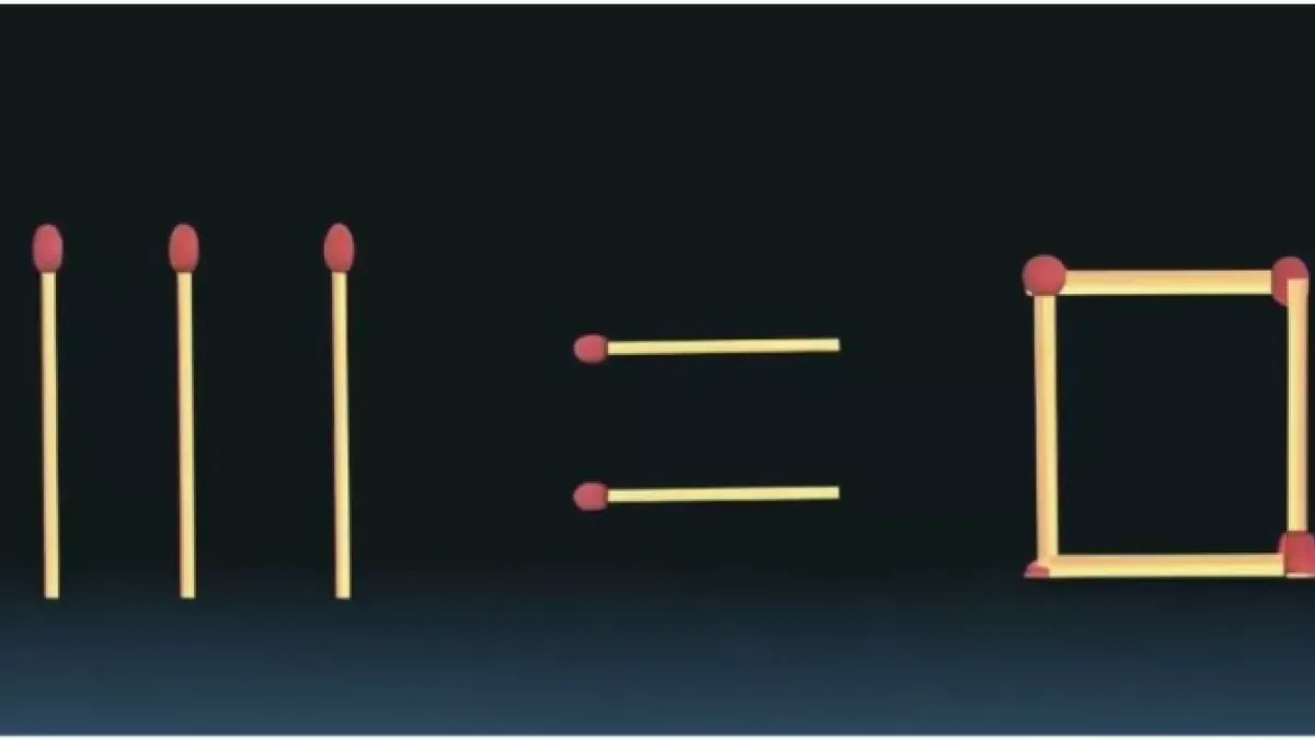 Люди с IQ >120 смогут решить за 30 секунд: простая задачка на логику — передвиньте спичку, чтобы исправить равенство