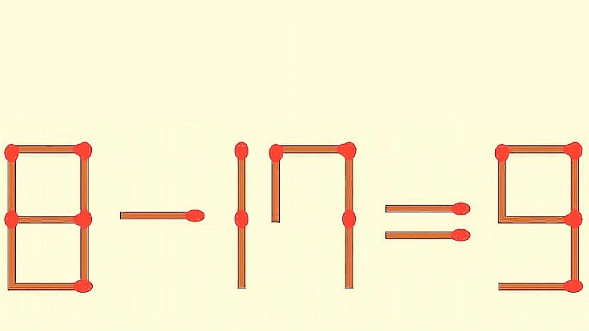 Решите за 9 секунд — ваш IQ>137! Переставьте одну спичку в 8–17=9