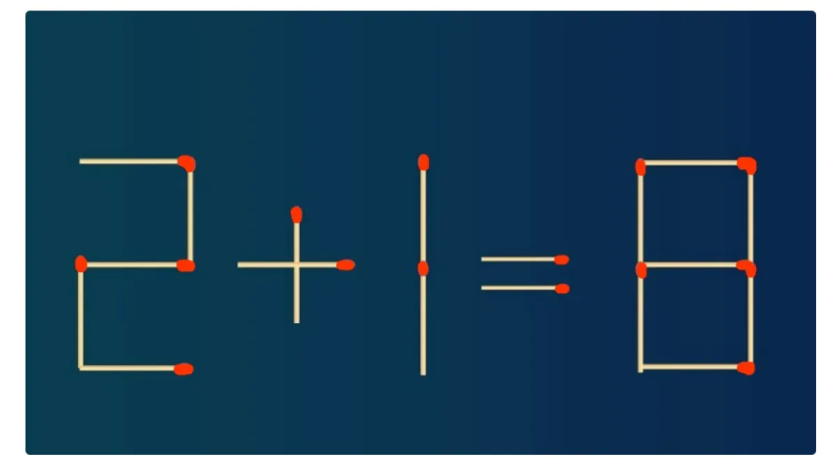 Вы гениальны: если сможете сделать равенство верным за 10 секунд — переставьте 1 спичку