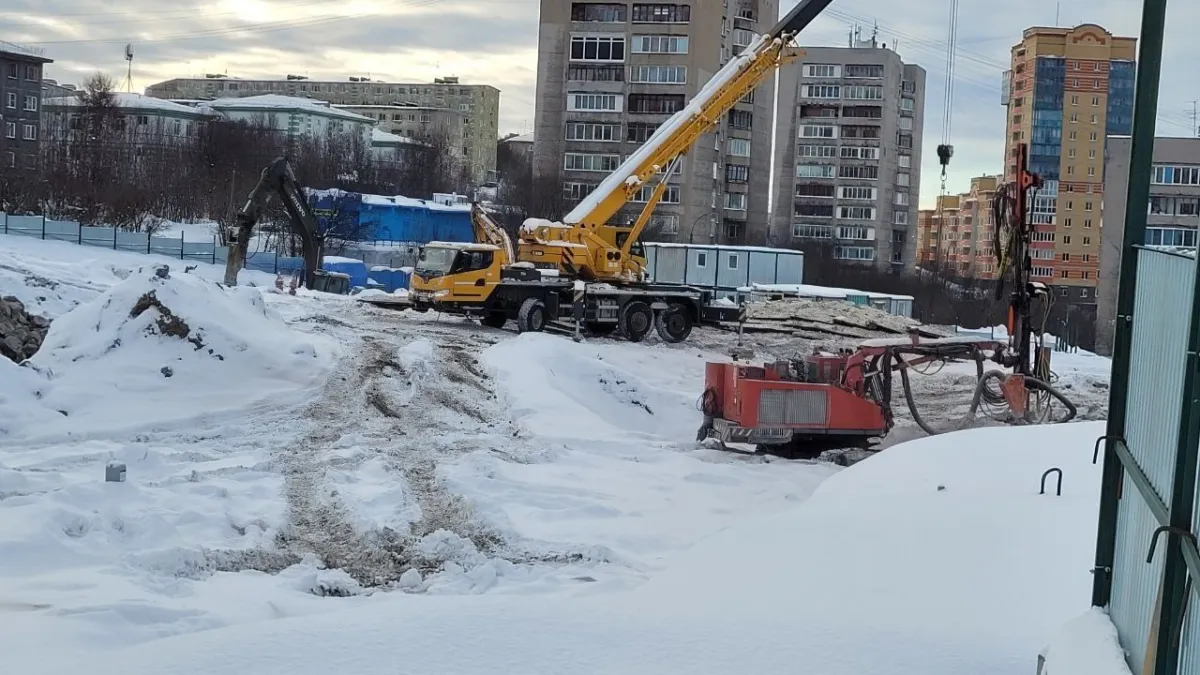 На стройплощадке кафедрального собора в Мурманске будут взрывать весь месяц