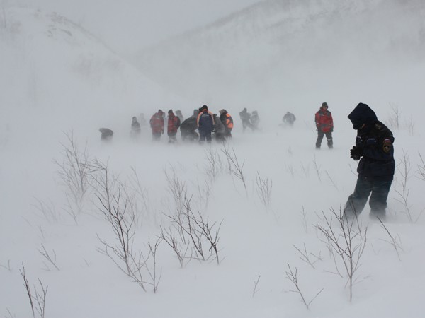 Пурга в горах