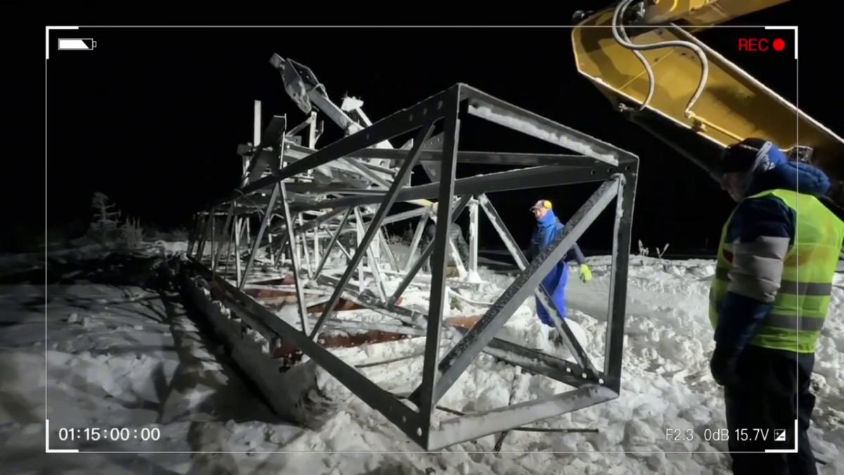 Восстановление ЛЭП под Мурманском