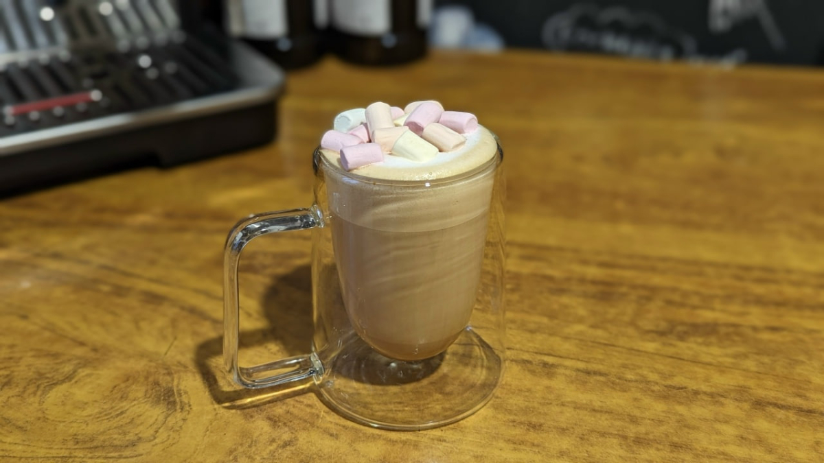 Какао с зефирками