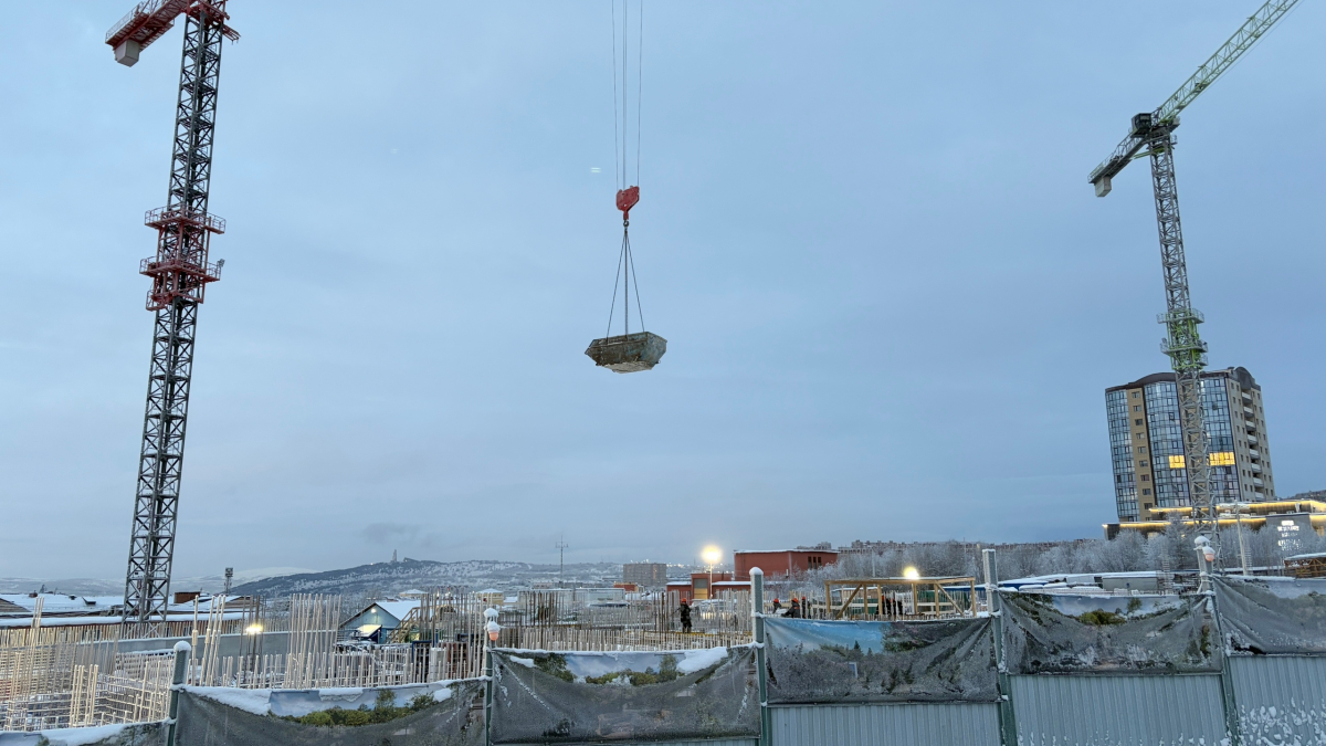 Строительство собора в Мурманске