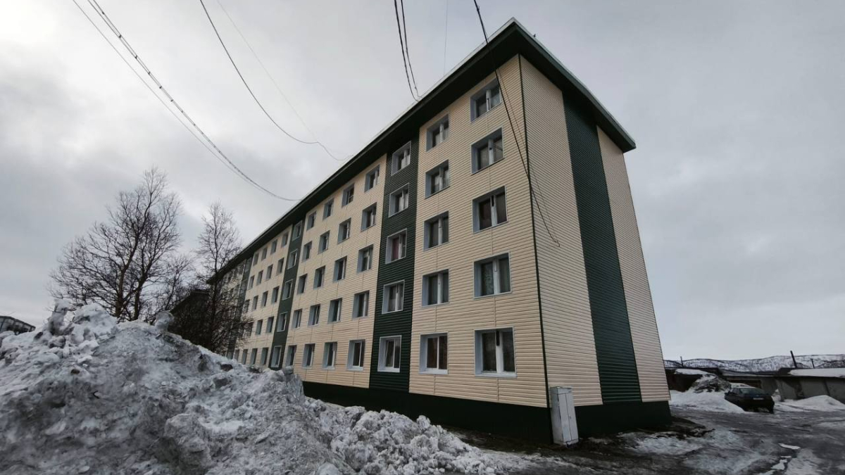 Дом в сайдинге в Печенге