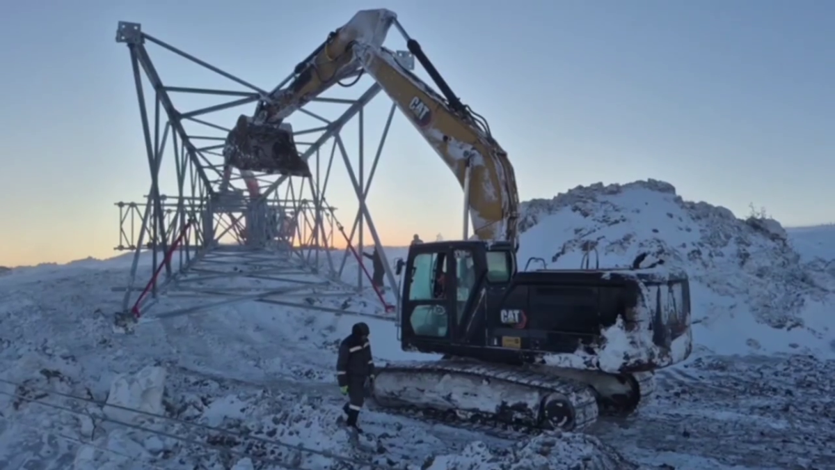 Восстановление ЛЭП под Мурманском