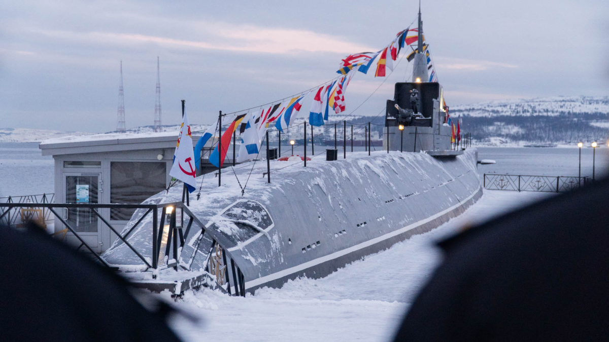 Легендарная подлодка К-21 в Североморске